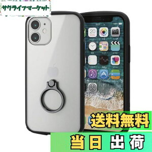 yzGR iPhone 12 mini P[X nCubh ϏՌ TOUGHSLIM LITE t[J[ Ot ubN PM-A20ATSLFCRBK