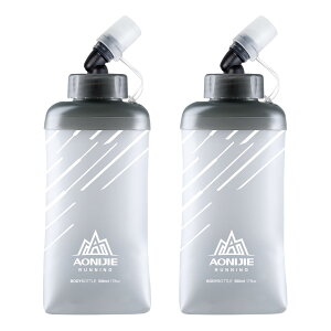 yzTRIWONDER TPU ܂肽  {g EH[^[{g X|[c{g jO }\ TCNO oR nCh[V \tg{g Soft Water Bottle (O[ 500ml - 2)