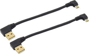 yzI[fBIt@ USBP[u microUSB [q L Z USB-A L^D - micro-B L^C }CNB P[u [df[^ʐMΉ 15cm ubN 2_Zbg