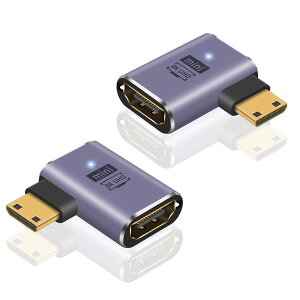 yzPoyiccot Mini HDMI to HDMIϊA_v^ 8KA L^HDMI Mini HDMIϊA_v^A90x /E Mini HDMI L^ϊA_v^ HDMI 2.1 Ki 3D, 8K@60hz, 4K, 2160P, 1080PȂǂɑΉi2Zbg)