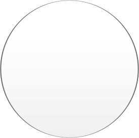 円形アクリル板 DARENYI 厚さ1mm 直径30cm 透明円形アクリル板 1枚 高透明アクリルシート プラスチック板 保護フィルム付き 絵画、DIY装飾、教育などに適しています