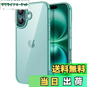 yzJETech iPhone 16 6.1C`p P[X ΂݂Ȃ Ռz op[Jo[ h~ NAobN (eB[u[)