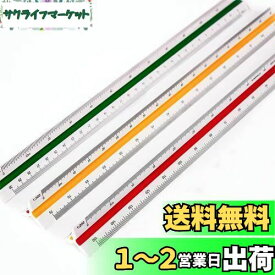 Selinear 三角スケール 小規模 定規 30cm プラスチック 耐久性 高精度 6種類のスケールインテリアデザイン 建築士用 工業用スケール 学校 (1:100/1:200/1:250/1:300/1:400/1:500)