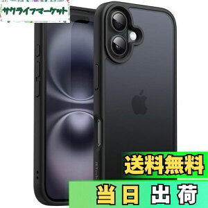 yzJETech iPhone 16 Plus 6.7C`p }bgP[X ϏՌ~^[O[h̗ی ̔w X}zJo[ wh~ (ubN)