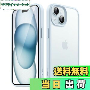 yzJEDirect }bgP[X iPhone 15 6.1C`p ϏՌ~^[O[h̗h~ ̔̔wʓdbJo[ wh~ (u[)