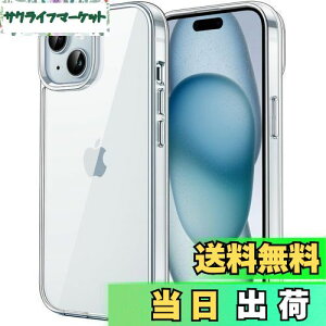 yzJEDirect iPhone 15 Plus 6.7C`p یP[X ΂݂Ȃ Ռz op[Jo[ h~ NAobN (NA)