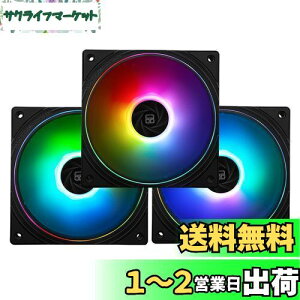 yzTHERMALRIGHT TL-S12-S X3 CPU t@ 120mm ARGB ̏ꍇ̃N[[ t@ ARGB ̏ƖʁA1500RPM x PC PWM ̖Rs[^ t@ACPUpt@ zCgiTL-S12-S X3j