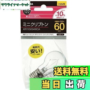 �y���������z���Ń��C�e�b�N �~�j�N���v�g���d�� 60W KR110V54WCA