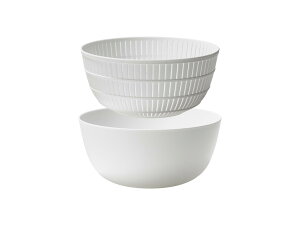 yzCNCbg (like-it)  {E Colander&Bowl ĂƂɂg Uƃ{[  3.2L U22.7×10.4cm {E:U23.7×10.7cm zCg { ؂ ؂\