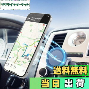 Profezzion マグセーフ 磁気 車載ホルダー CD スロット + エアコン吹出口式 車載 スマホホルダー 超?磁力 マホスタンド 車用 Mag対応 マグセーフ スマホホルダー マグネット マグセーフ スタンド