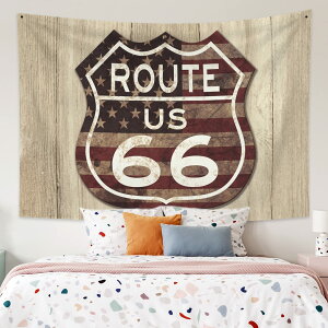yzQinunipoto ^yXg[ [g66 route66 ؂̔̕ g AJ č 100x70cm A[g fR[V @\  Ǌ| CeA ͋C]  z|X^[ rfI
