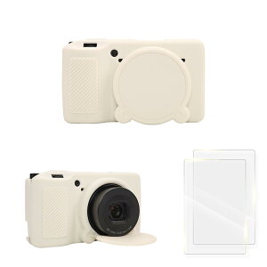 �y���������zRieibi Ricoh GR III �P�[�X/GR IIIx �P�[�X�ARicoh GR III/Ricoh GR IIIx �J�����P�[�X�p�V���R���P�[�X �X�N���[���v���e�N�^�[ 2 ���t���ARicoh GR IIIx GR III GR3X GR3 �J�����P�[�X�p�y�ʃJ�����P