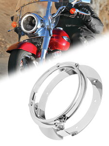 �y���������zChelhead 5.75�C���` �w�b�h���C�g ���t���u���P�b�g �����O �Œ�p���� Harley Davidson FLD Touring Models Softail Models �� 5.75�C���`LED �w�b�h���C�g���t���p�ɓK�p