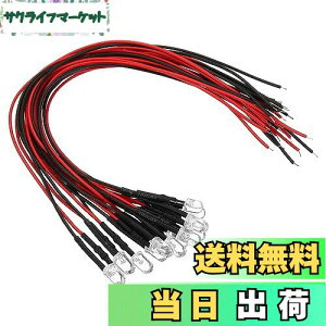 yzPATIKIL 3V - 6V 5mm LED_CI[h 12 zς ~jLEDCg d v RC DIY CWP[^[Ɩp bh