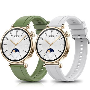 �y���������zHeeNia�y2���Z�b�g�z�o���h HUAWEI WATCH GT4 41mm �Ή� �V���R�� �X�g���b�v ���[�v �X�|�[�c�o���h ��18mm ���v�x���g �h���� �y�� �K�[�~�� HUAWEI WATCH GT4 41mm �p �����o���h