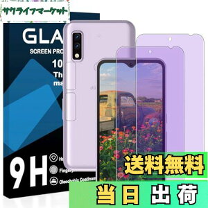 【送料無料】【2枚ブルーライトカット+2枚レンズフィルム】対応 arrows We F-51B ガラスフィルム 用の 国産旭硝子AGC素材 に適合する アロウズ we f-51b FCG01 保護フィルム 【 目の疲れ軽減 目に優し