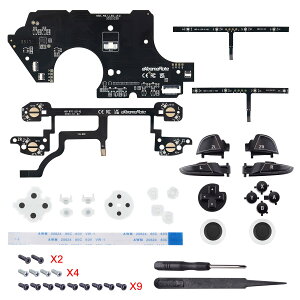 yzLEDtRg[[ł͂Ȃ-eXtremeRate nintendo switch proRg[[ɑΉp}`J[TXeBbND-pad ABXY ZR ZL LRL[iFjDTFS LEDgݗăLbgV2-9F̃[h6