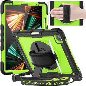 �y���������zTimecity iPad Pro 13 �P�[�X �ϏՌ� �����h�~ 360°��]�X�^���h �ی�t�B���� �y�����[ �n���h���V�����_�[�X�g���b�v�t�� ���C�����X�[�d�Ή� ���|�� �L�Y�h�~ ��� �q�� �H������ 