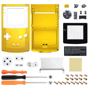 �y���������zGameboy Color�ɑΉ��pIPS�A�b�v�O���[�h�ς�eXtremeRate�����p�V�F���t���n�E�W���O�J�o�[�{�^���t���AGBC OSD IPS & Regular IPS & Standard LCD�ɂ��Ή����܂��i�R���\�[����IPS�X�N���[���͕t