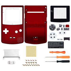 �y���������zGameboy Color�ɑΉ��pIPS�A�b�v�O���[�h�ς�eXtremeRate�����p�V�F���t���n�E�W���O�J�o�[�{�^���t���AGBC OSD IPS & Regular IPS & Standard LCD�ɂ��Ή����܂��i�R���\�[����IPS�X�N���[���͕t