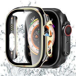 �y���������zBELIYO �Ή� Apple Watch �P�[�X Series 11/10/9/8/7/SE3/SE2/SE/6/5/4/3/2/1 Ultra 3/2/1 �A�b�v���E�H�b�` �J�o�[ �K���X�t�B���� ��̌^ Apple Watch �J�o�[ PC�f�� �y�� ���{���Ɏq�� ��d�\�� �A�b�v