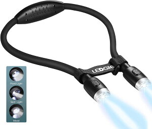 【送料無料】LEDGLE 6LED デスクライト クリップライト 360度調節ホース USBポート付け 超明るい 電球色 目に優しい 2段階調光