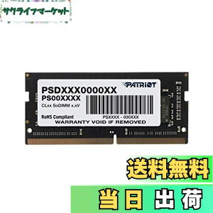 yzPatriot Memory DDR4 2400MHz PC4-19200 8GB SODIMM m[gp\Rp PSD48G240081S
