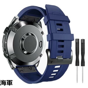 �y���������zAnkersaila 22mm �o���h Compatible with Garmin Fenix 7/Fenix 6/Fenix 6 Pro/Fenix 5/Fenix 5 Plus/Forerunner 945/forerunner 935,�\�t�g�V���R���o���h �N�C�b�N�����[�X�� ���� �x���h (�C�R)