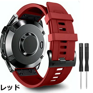 �y���������zAnkersaila 22mm �o���h Compatible with Garmin Fenix 7/Fenix 6/Fenix 6 Pro/Fenix 5/Fenix 5 Plus/Forerunner 945/forerunner 935,�\�t�g�V���R���o���h �N�C�b�N�����[�X�� ���� �x���h (�C�R)