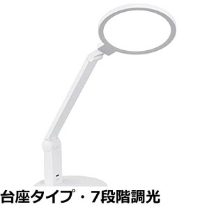 �y���������z�I�[���d�@ LED�f�X�N�����v �f�X�N���C�g �u���[���C�g�J�b�g �ڂɂ₳���� JIS�K�iAA�`���� �L�͈͂��Ƃ炷 �z���C�g LTC-LS78-W 06-3841 OHM