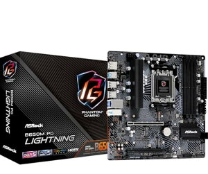 �y���������zASRock �}�U�[�{�[�h B650M PG Lightning AMD Ryzen 7000�V���[�Y CPU�Ή� (Soket AM5) B650 Micro ATX �}�U�[�{�[�h �y�������K�㗝�X�i�z
