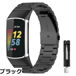 �y���������zAnkersaial �o���h �Ή� Fitbit Charge 6/ Fitbit Charge 5,�����o���h �r�W�l�X�� �X�e�����X�� �T�C�Y���߉\ �����H��t�� �����x���g �ւ��x���g �R���p�`�u�� (�V���o�[)