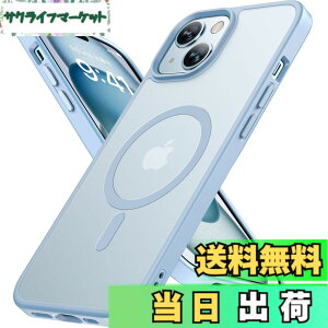 �y���������zMiracase iPhone13/14/15 /16/17�P�[�X�yMagsafe�Ή��E�ČR�K�i�z�ϏՌ��A���h�~�A���΂ݖh�~�A�����Ĕ��ɗD�����f�U�C���A�����{�^���A�}�b�g�A�t���X�g �F�F���F�A�T�C�Y�FiPhone 15