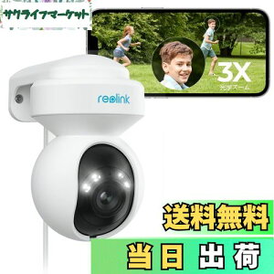 yzReolink hƃJ O 3{wY[ WiFi 2.4/5GHzΉ 500f ǔ l/ԗ/m PTZ 360°S J[Î CX ĎJ Њd ^CvX ZT[C