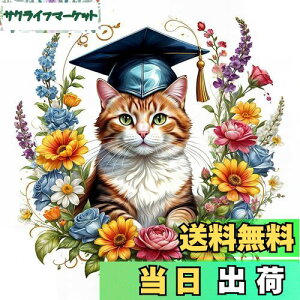 【送料無料】JISHSHAY ダイヤモンドアート キット 40x40cm ダイヤモンドアート 猫 人気 ビーズアート 猫 手芸キット 5D ダイヤモンドアート 花 絵画キット 手作りキット DIY ダイヤモンドアート 動