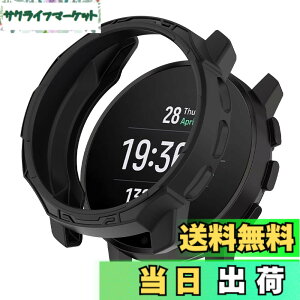 �y���������zHeeNia Suunto 9 Peak �Ή� �P�[�X �V���R���ގ� �ی�P�[�X �J�o�[ �Ռ��z�� ���y�� �_�� �Ռ��h�~ �C�菝�h�~ �ی�J�o�[ Suunto 9 Peak �p (�u���b�N)