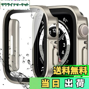 �y���������zBOOLINN ���e �A�b�v���E�H�b�` �J�o�[ Series 11/10/9/8/SE3/SE2/SE/7/6/5/4 �Ή� Apple Watch �J�o�[ 44m �h�� ��̌^ �V�f�U�C�� 3D���p�G�b�W �����^ PC+�K���X�f�� �����ߗ� �ϏՌ� �����x �S