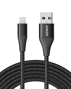 yzAnker PowerLine+ II CgjOP[u MFiF ϋv iPhone 14 / 13 / 12 / SE(3) iPad eΉ (3.0m ubN)