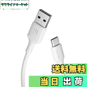 yzVOLTME USB Type C P[u 60W/3A QuickCharge3.0Ή USB A to C fh~ f[^] ^Cvc P[u iPhone 15AMacBook ProAMatebookAiPadAXperiaAGalaxytype-cfoCXΉi1.2m zCgj