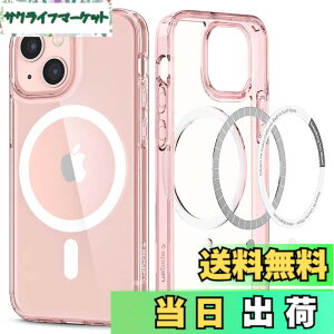 �y���������zSpigen iPhone13Mini�P�[�X MagSafe �}�O�l�b�g���� �ϏՌ� �ČRMIL�K�i�擾 2�d�\�� ���菝�h�~ �}�O�Z�[�t �K�p�J�o�[ ���C�����X�[�d�Ή� �E���g���E�n�C�u���b�h �}�O ACS03324 (���[�Y