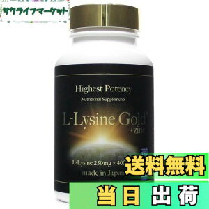 �y���������zSAIO L-���W���S�[���h�iL-Lysine GOLD�j 400�� x1�� �T�C�I ���W�� �����ܗL�H�i ���{�� Zinc L-���W�� ���� ��������