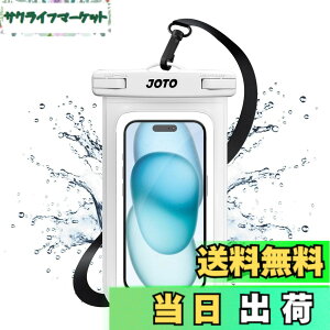 �y���������zJOTO �h���P�[�X 2���Z�b�g �X�}�z�p IPX8�F��iPhone16/15/14/13/12 Pro Max Galaxy S24/S23 Ultra Pixel 8 Pro �Ή� 7�C���`�܂� �w��F�ؑΉ� ���C �C �v�[�� �ނ� �A�E�g�h�A ��|���� -�u���b�N �F