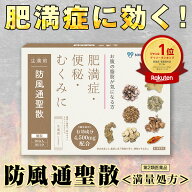 《シリーズ累計2億包突破》【第2類医薬品】生漢煎「防風通聖散」(90包入り）※満量処方［漢方 肥満症 便…