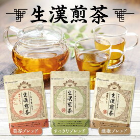 生漢煎茶（10包入り）美容ブレンド・健康ブレンド・すっきりブレンド／お茶 ハーブティー 　ハトムギ ハイビスカス ローズヒップ ショウガ 杜仲茶 コーン ジャスミンティー