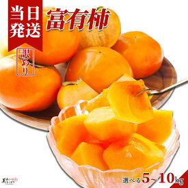 [送料無料][最強配送][あす楽] 美味いとこどり 訳あり 富有柿 種有 選べる内容量 甘柿 あま柿 青秀 和歌山県産 産地直送 野菜ソムリエが選別