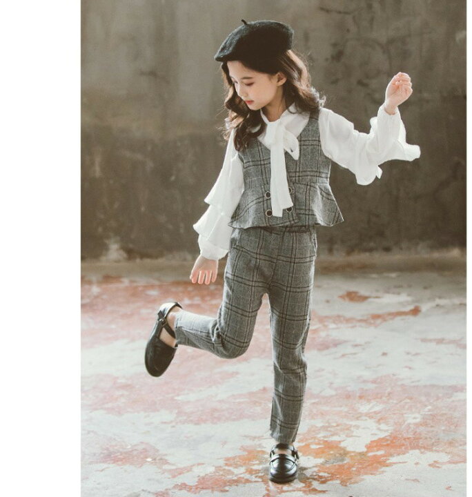 楽天市場】キッズ セットアップ 子供服 女の子 卒業式 パンツスーツ 3  