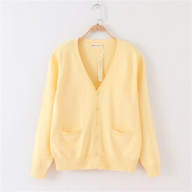 [一部短納期」カーディガン スクールカーディガン スクール Vネック オフィス 制服 カーディガン レディース 春 高校生 学生服 ニット コットン 100％ ユニフォーム コスチューム 男女兼用 制服 学生服 女の子 スーツ 卒業式 女子高生制服 JK制服 コスプレ 衣装 送料無料