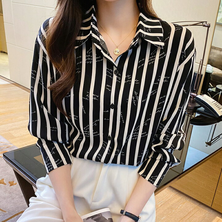 楽天市場】「2025新柄追加」シャツ ブラウス トップス レディース 長袖 