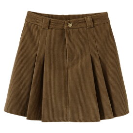 スカート キュロット レディース コーデュロイ ミニスカ ショート キュロットスカート キュロットパンツ 膝上 ミニ プリーツ ハイウエスト 秋冬 ファッション コーデ