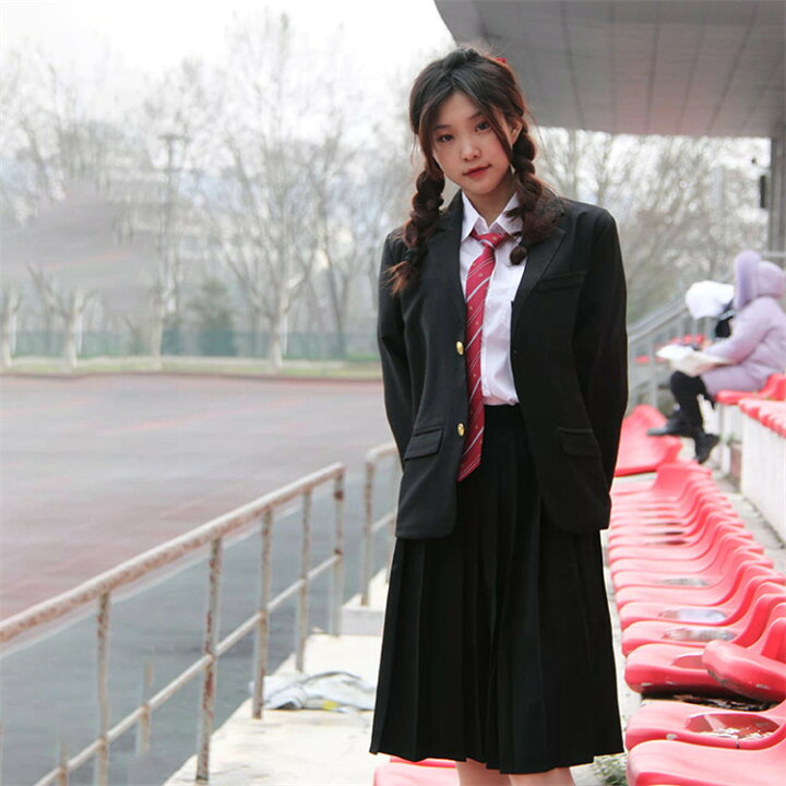 楽天市場】制服 リボン ブレザー スカート 女子高生 セット JK 学生  